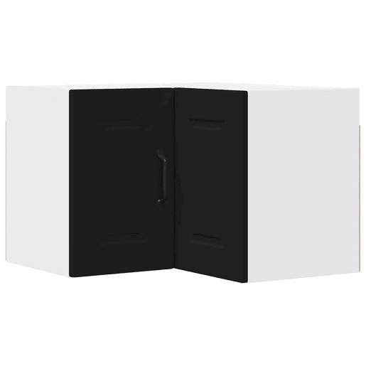 Armário de cozinha suspenso - armario de cocina colgante com porta Preto 57 x 57 x 40 cm