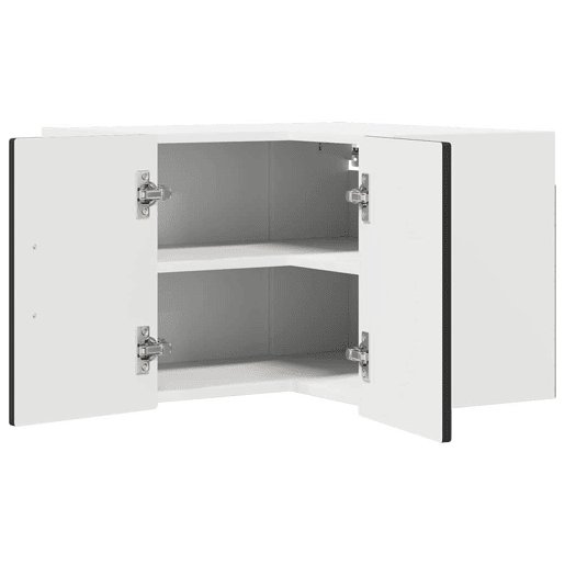 Armário de cozinha suspenso - armario de cocina colgante com porta Preto 57 x 57 x 40 cm