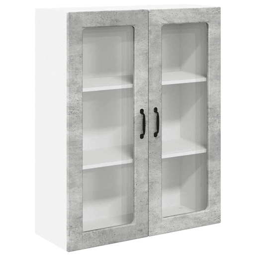 Armário de cozinha suspenso - armario de cocina colgante com porta Cinzento 80 x 31 x 100 cm