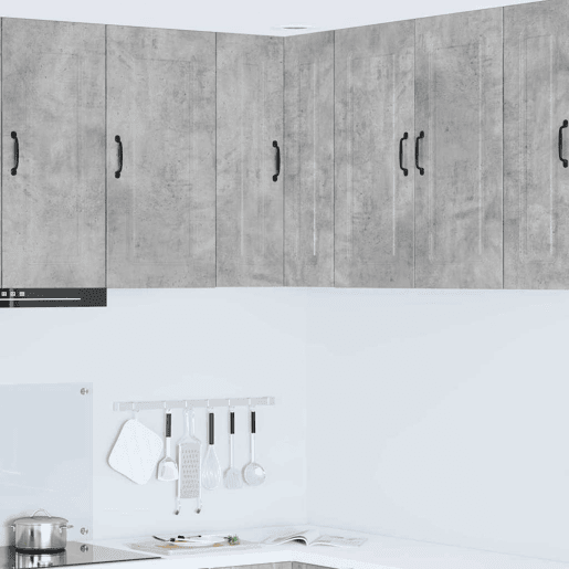 Armário de cozinha suspenso - armario de cocina colgante com porta Cinzento 57 x 57 x 80 cm