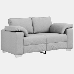 Sofá 3 lugares, Sofá fixo Cinza Nuvem 160 x 77 x 82 cm tecido
