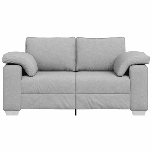 Sofá 3 lugares, Sofá fixo Cinza Nuvem 160 x 77 x 82 cm tecido