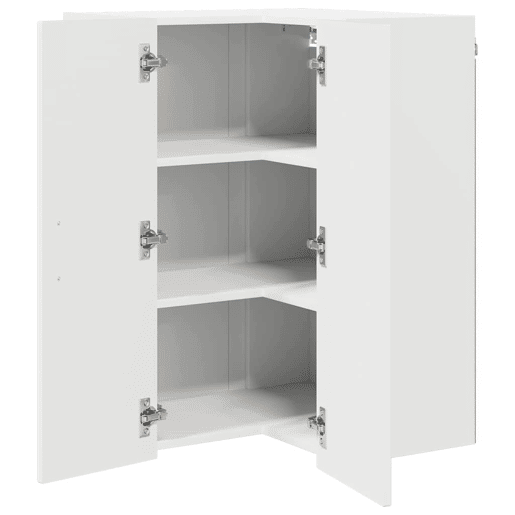 Armário de cozinha suspenso - armario de cocina colgante Branco Brilhante 57 x 57 x 80 cm