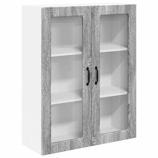 Armário de cozinha suspenso - armario de cocina colgante Cinza Sonoma 80 x 31 x 100 cm