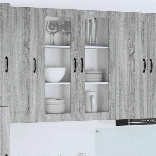 Armário de cozinha suspenso - armario de cocina colgante Cinza Sonoma 80 x 31 x 100 cm