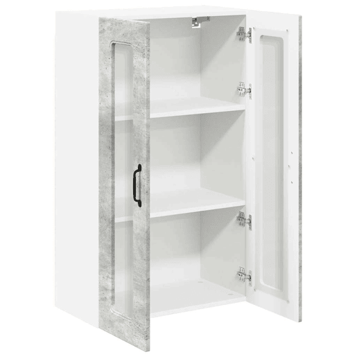 Armário de cozinha suspenso - armario de cocina colgante com porta Cinzento 60 x 31 x 100 cm
