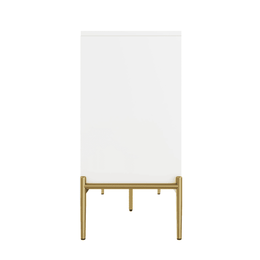 Aparador moderno 162x40x80 cm - Com arrumação, para sala de estarsala de jantarentrada - Branco Aparador moderno 162x40x80 cm - Com arrumação, para sala de estarsala de jantarentrada - Branco