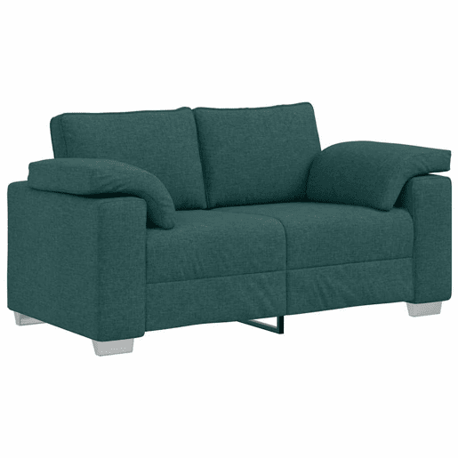 Sofá 3 lugares, Sofá fixo Verde Escuro 160 x 77 x 82 cm tecido