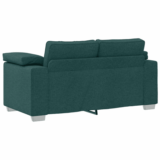 Sofá 3 lugares, Sofá fixo Verde Escuro 160 x 77 x 82 cm tecido