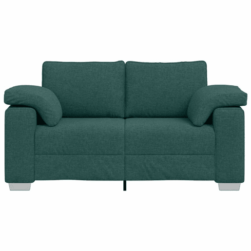Sofá 3 lugares, Sofá fixo Verde Escuro 160 x 77 x 82 cm tecido
