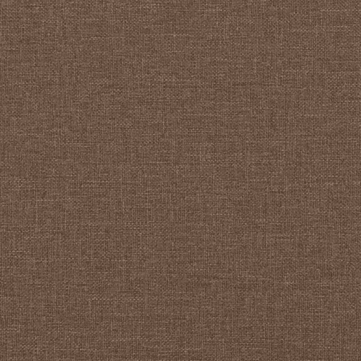Sofá 3 lugares - Sofá fixo c almofadas decorativas 210 cm tecido castanho Sofá 3 lugares - Sofá fixo c almofadas decorativas 210 cm tecido castanho