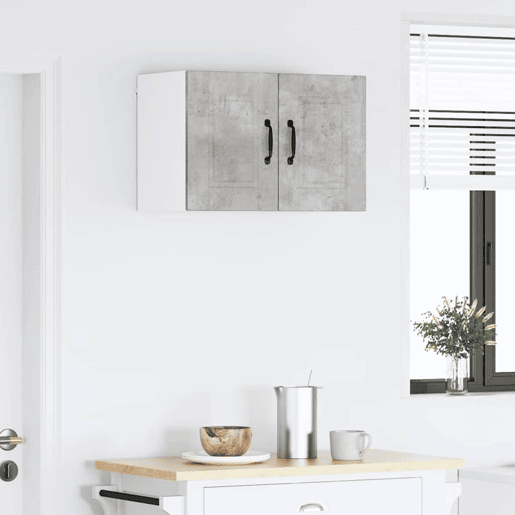 Lote de 2 Armários de cozinha suspendidos - Cozinha modular Colgantes Cinzento 30 x 31 x 40 cm