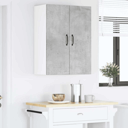 Lote de 2 Armários de cozinha suspendidos - Cozinha modular Colgantes Cinzento 30 x 31 x 80 cm