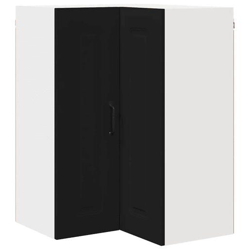 Armário de cozinha suspenso - armario de cocina colgante com porta Preto 57 x 57 x 80 cm