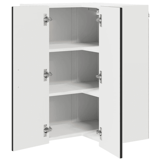 Armário de cozinha suspenso - armario de cocina colgante com porta Preto 57 x 57 x 80 cm