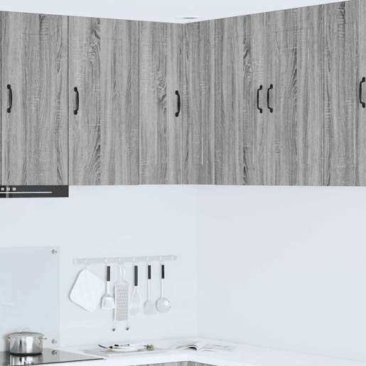 Armário de cozinha suspenso - armario de cocina colgante Cinza Sonoma 57 x 57 x 80 cm