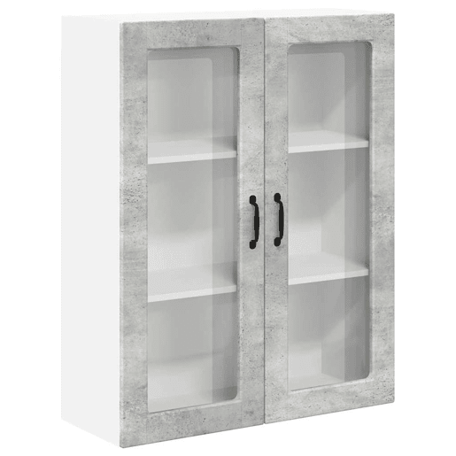 Armário de cozinha suspenso - armario de cocina colgante com porta Cinzento 80 x 31 x 100 cm