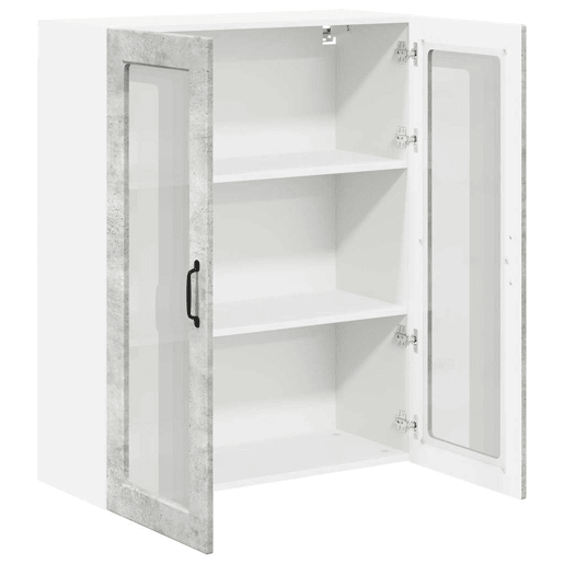 Armário de cozinha suspenso - armario de cocina colgante com porta Cinzento 80 x 31 x 100 cm