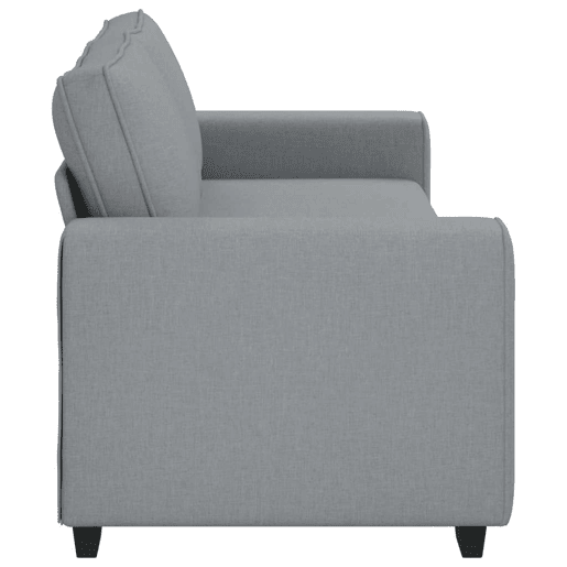 Sofá de 3 lugares - Sofá fixo 180 cm tecido cinza-claro