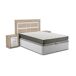 Pack Cama Canape + Colchón + Cabecero y 2 Mesitas de Noche 150x190 Pack Cama Canape + Colchón + Cabecero y 2 Mesitas de Noche 150x190 Blanco