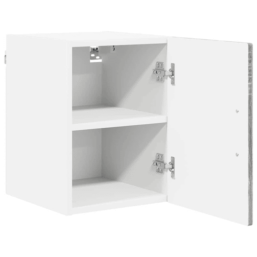 Lote de 2 Armários de cozinha suspendidos - Cozinha modular Colgantes Cinza Sonoma 30 x 31 x 40 cm