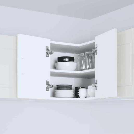 Armário de cozinha suspenso - armario de cocina colgante Branco Brilhante 57 x 57 x 40 cm