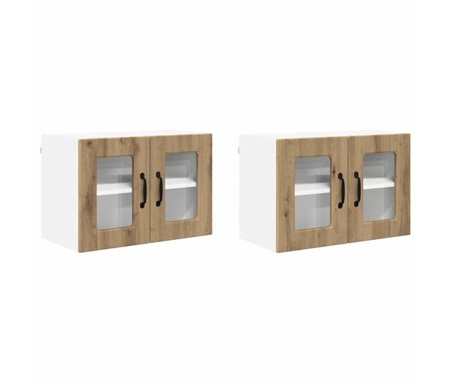 Juego de muebles de cocina - armarios de pared roble artesanal 60 x 31 x 40 cm