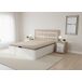 Pack Cama Canape + Cabecero y 2 Mesitas de Noche 150x190 Pack Cama Canape + Cabecero y 2 Mesitas de Noche 150x190 Blanco