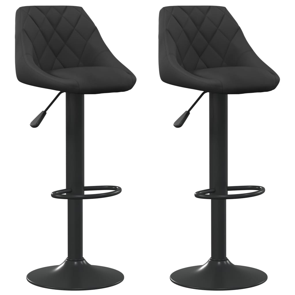 Juego de 2 taburetes de bar sillas altas en