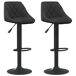 Juego de 2 taburetes de bar sillas altas en Juego de 2 taburetes de bar sillas altas en Gris