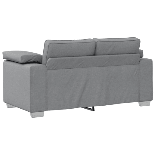 Sofá Cinzento-claro 160 x 77 x 82 cm tecido