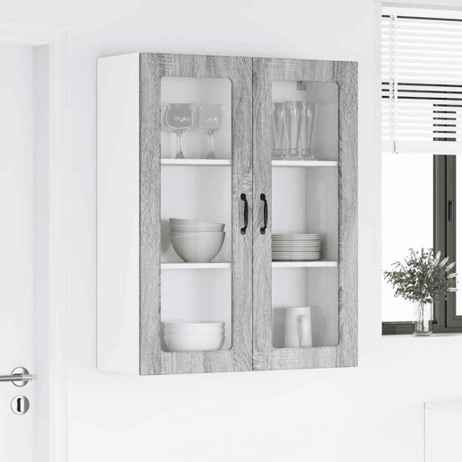 Armário de cozinha suspenso - armario de cocina colgante Cinza Sonoma 80 x 31 x 100 cm