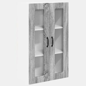 Armário de cozinha suspenso - armario de cocina colgante Cinza Sonoma 60 x 31 x 100 cm