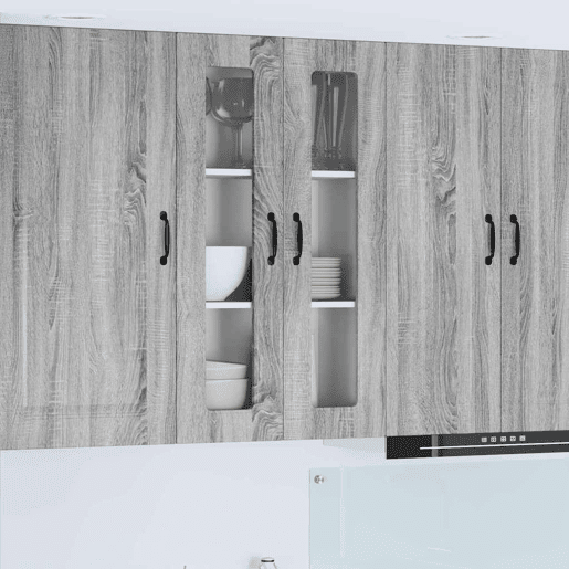 Armário de cozinha suspenso - armario de cocina colgante Cinza Sonoma 60 x 31 x 100 cm