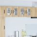 Armario de cocina de pared - Mueble cocina con estante 2 pcs 60 Armario de cocina de pared - Mueble cocina con estante 2 pcs 60 Blanco Brillo
