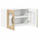 Armario de cocina de pared - Mueble cocina con estante 2 pcs 60 Armario de cocina de pared - Mueble cocina con estante 2 pcs 60 Blanco Brillo