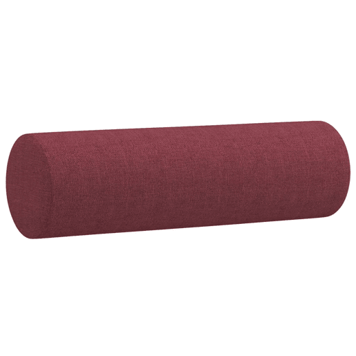 Sofá 3 lug. Sofá fixo + almofadas decorativas 180cm tecido vermelho tinto Sofá 3 lug. Sofá fixo + almofadas decorativas 180cm tecido vermelho tinto