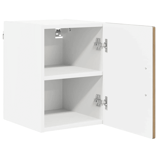 Lote de 2 Armários de cozinha suspendidos - Cozinha modular Colgantes com porta Carvalho Artesanal