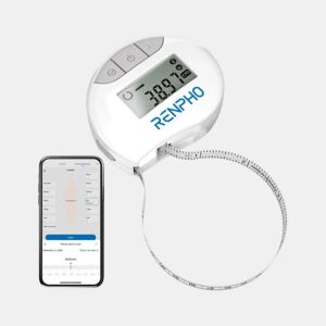 Renpho Fita Métrica Inteligente Bluetooth BMF01 com ecrã LCD e app, pilhas incluídas