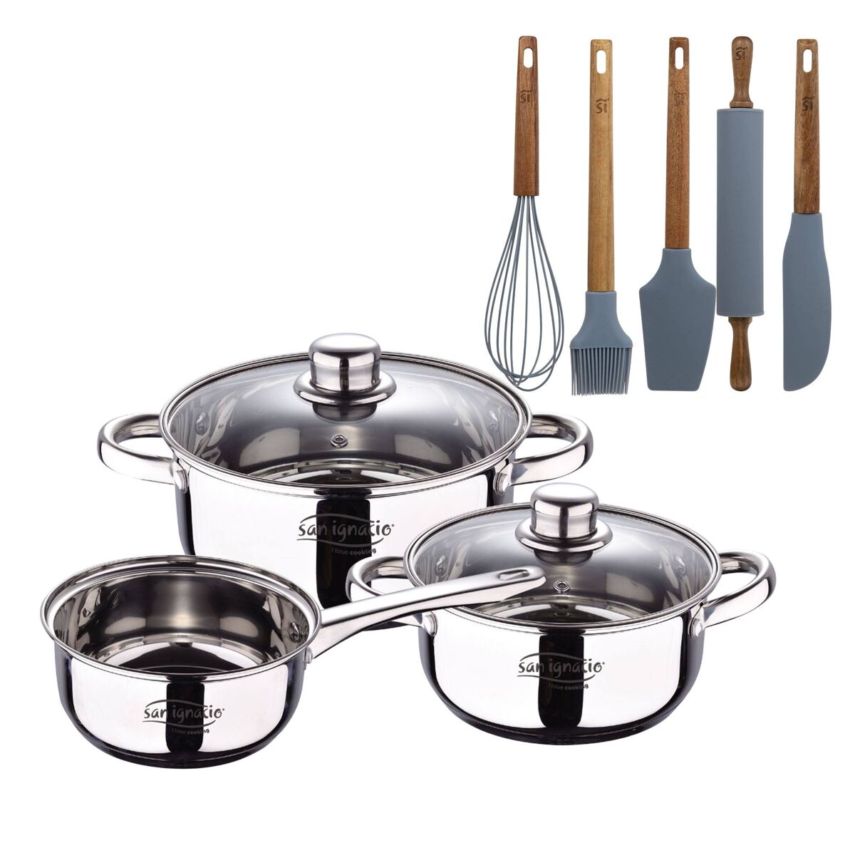 Baterias de Cocina San Ignacio Cassel con Utensilios de cocina