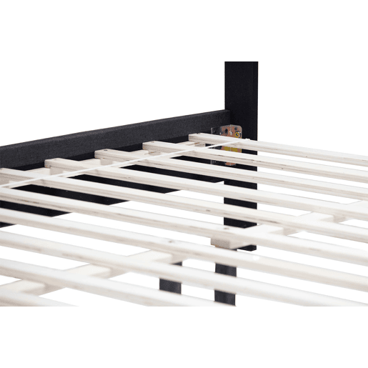 Cama de casal com base dupla de ripas 135 cm