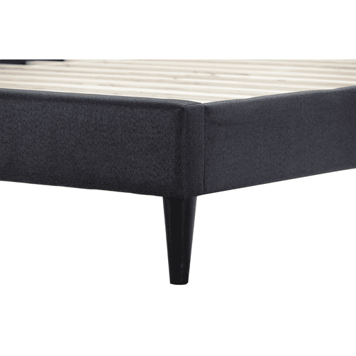 Cama de casal com base dupla de ripas 135 cm