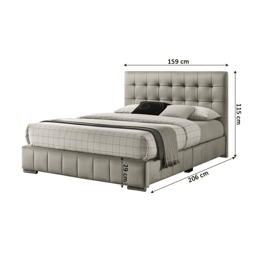 Cama de casal pastosa 150cm