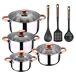 Baterias de Cocina San Ignacio Nona con Utensilios de cocina Baterias de Cocina San Ignacio Nona con Utensilios de cocina Gris