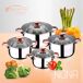Baterias de Cocina San Ignacio Nona con Utensilios de cocina Baterias de Cocina San Ignacio Nona con Utensilios de cocina Gris