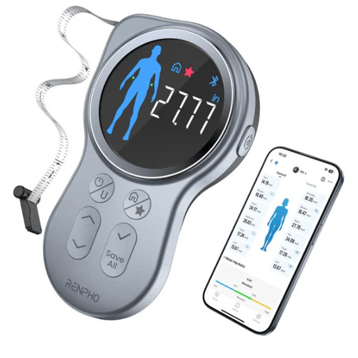 Renpho Cinta Métrica Inteligente SMART TAPE MEASURE+ Bluetooth LCD App Android Tela Grande