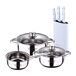 Baterias de Cocina San Ignacio Cassel con Cuchillos de cocina Baterias de Cocina San Ignacio Cassel con Cuchillos de cocina Gris
