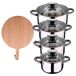 Baterias de Cocina San Ignacio Dina con Tabla de corte Baterias de Cocina San Ignacio Dina con Tabla de corte Gris