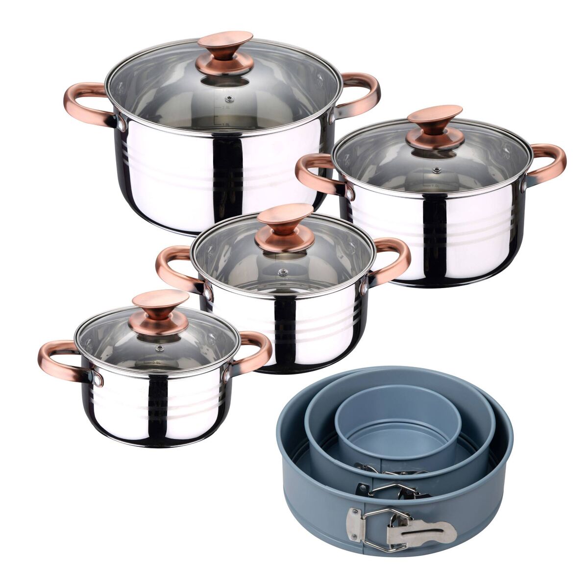 Baterias de Cocina San Ignacio Nona con Juego de moldes horno