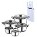 Baterias de Cocina San Ignacio Toledo con Cuchillos de cocina Baterias de Cocina San Ignacio Toledo con Cuchillos de cocina Gris